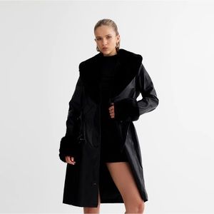 Lioness BROOKLYN LONG COAT | ONYX